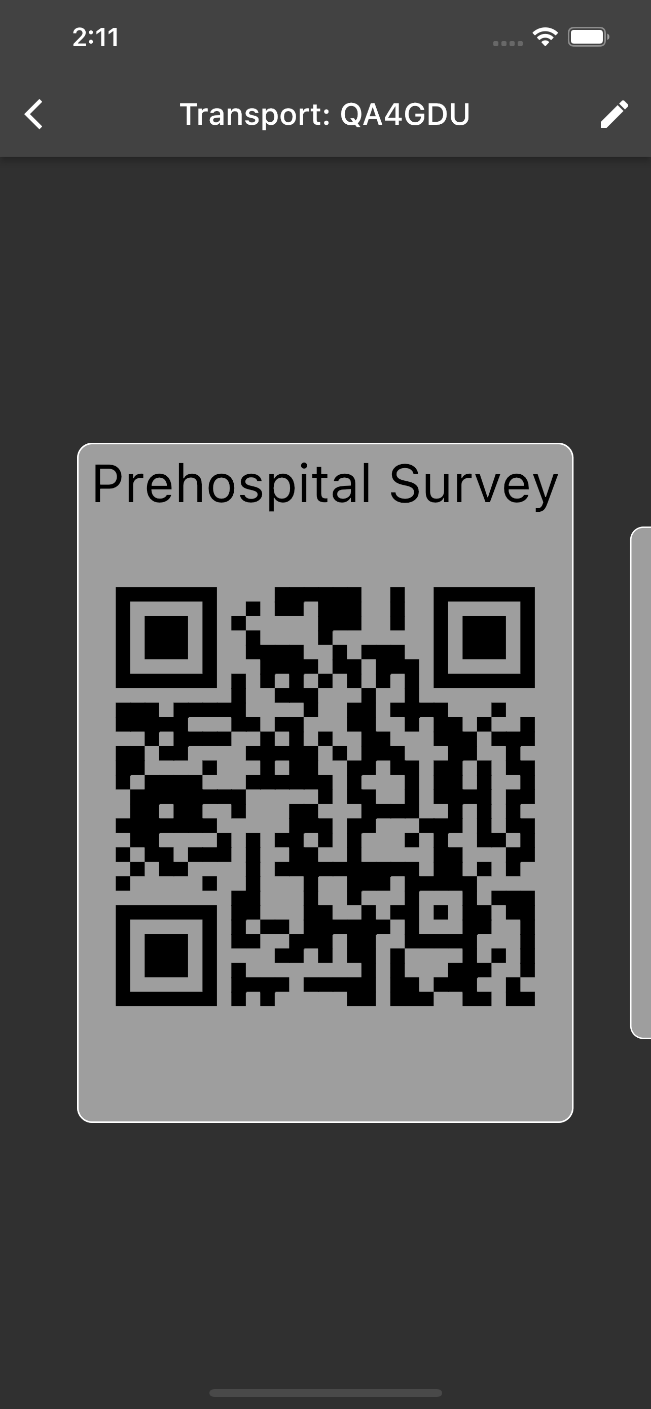 mobile app qr preview